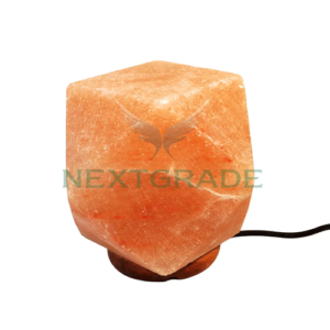 Diamond Shape Red Himalayan Salt Lamp for Air Purification