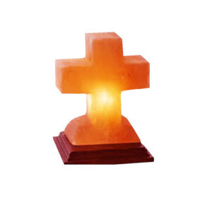 Himalayan Salt Lamp Cross - Unique Home Decor & Holiday Gift