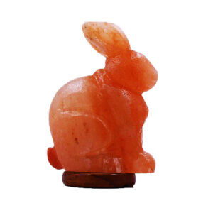 Himalayan Salt Lamp Rabbit Shape: Air Purification & Décor