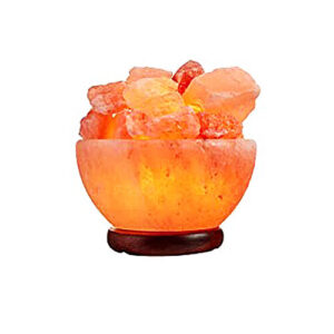 Natural Himalayan Salt Lamp Bowl Hand Crafted Crystal Rock