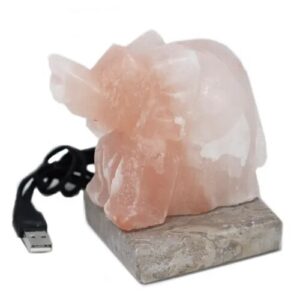 Mini USB Night Lamp Himalayan Salt Elephant Design Wholesale