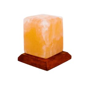 Premium Quality Himalayan Salt Lamp - Natural Pink Cube