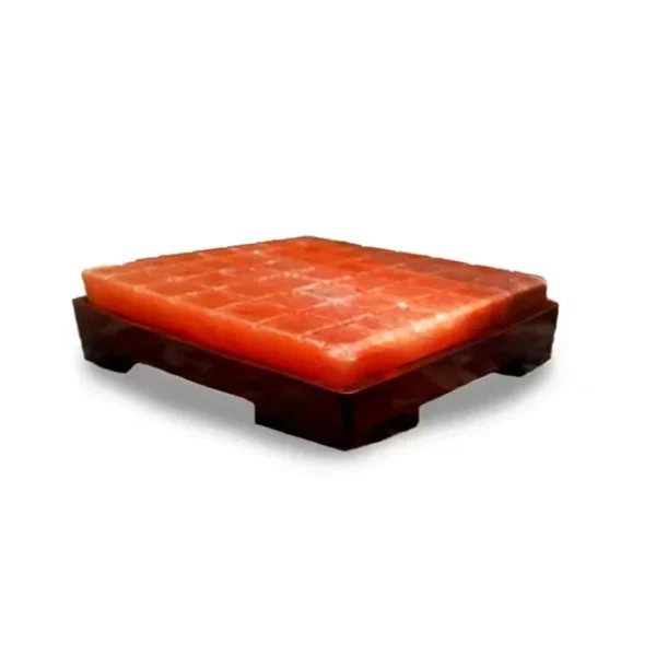 Himalayan Pink Salt Foot Detox Block 8x8x1.5 with Base