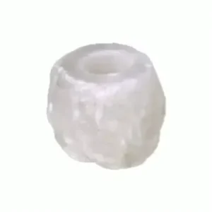 White Natural Shape Candle Holder - Himalayan Salt