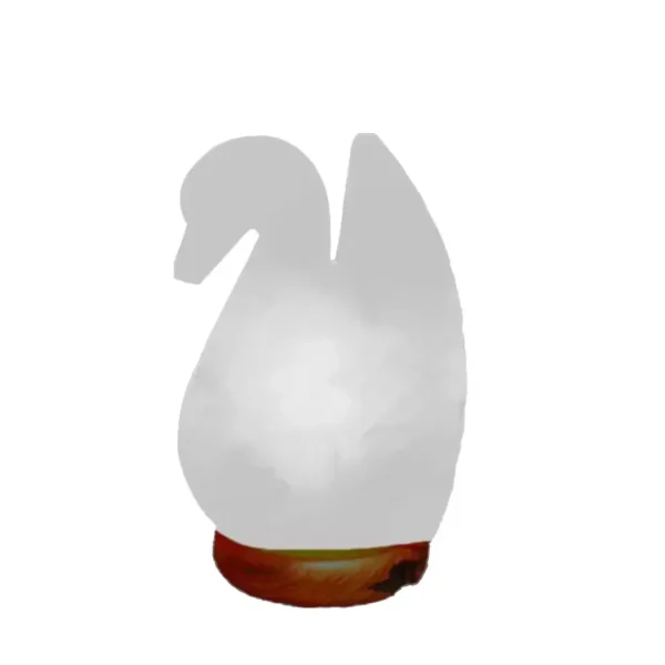 Himalayan Hand-carved Swan Shape Salt Lamp