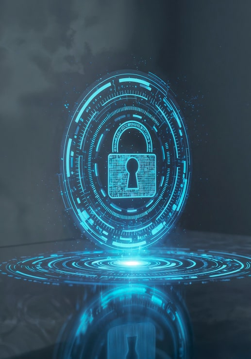 cybersecurity-concept-glowing-lock-futuristic-design_23-2152001140