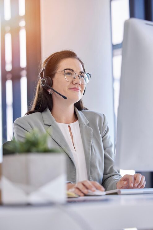woman-telemarketing-typing-computer-call-center-office-customer-service-crm-support-consulting-employee-contact-us-online-communication-happy-consultant-agent-working-pc_590464-153901